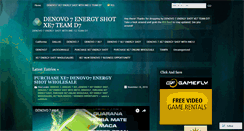 Desktop Screenshot of denovo7xe7energyshotteamd7.wordpress.com