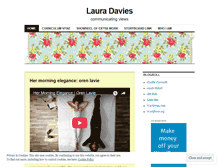 Tablet Screenshot of lauramdavies.wordpress.com