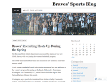 Tablet Screenshot of bravessports.wordpress.com