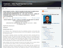 Tablet Screenshot of caselaws.wordpress.com
