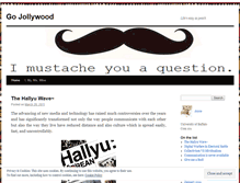 Tablet Screenshot of gojollywood.wordpress.com