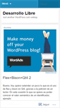 Mobile Screenshot of desarrollolibre.wordpress.com