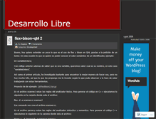 Tablet Screenshot of desarrollolibre.wordpress.com