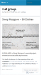 Mobile Screenshot of mafgroup.wordpress.com