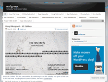 Tablet Screenshot of mafgroup.wordpress.com