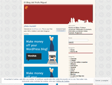 Tablet Screenshot of elprofemiguel.wordpress.com