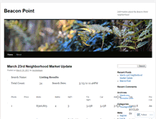 Tablet Screenshot of beaconpoint.wordpress.com