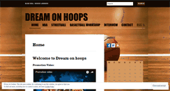 Desktop Screenshot of dreamonhoops.wordpress.com