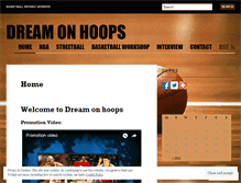 Tablet Screenshot of dreamonhoops.wordpress.com