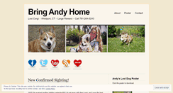 Desktop Screenshot of bringandyhome.wordpress.com