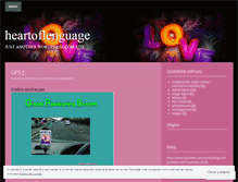 Tablet Screenshot of heartoflenguage.wordpress.com
