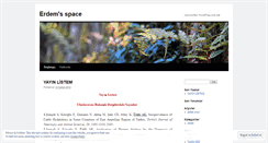 Desktop Screenshot of erdemutuk.wordpress.com