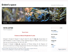 Tablet Screenshot of erdemutuk.wordpress.com