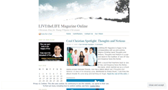 Desktop Screenshot of livethelife.wordpress.com