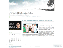 Tablet Screenshot of livethelife.wordpress.com