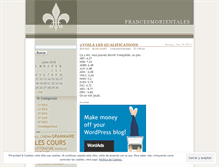 Tablet Screenshot of francesmorientales.wordpress.com