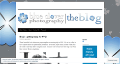 Desktop Screenshot of bluecloverphoto.wordpress.com