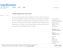 Tablet Screenshot of ladylikeness.wordpress.com