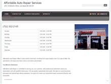 Tablet Screenshot of affordableautorepair.wordpress.com