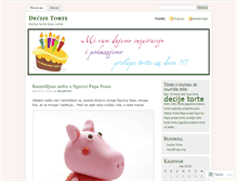 Tablet Screenshot of decijetorte.wordpress.com