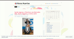 Desktop Screenshot of horasmuertas.wordpress.com