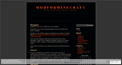 Desktop Screenshot of modforminecraft.wordpress.com