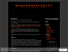 Tablet Screenshot of modforminecraft.wordpress.com