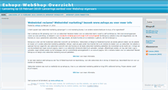 Desktop Screenshot of eshopz.wordpress.com
