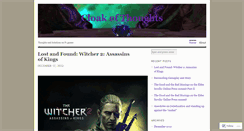 Desktop Screenshot of cloakofthoughts.wordpress.com