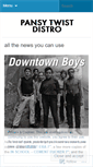 Mobile Screenshot of pansytwistdistro.wordpress.com