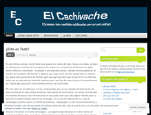 Tablet Screenshot of estoeselcachivache.wordpress.com