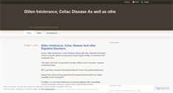 Desktop Screenshot of glutenintolerance85.wordpress.com