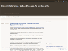 Tablet Screenshot of glutenintolerance85.wordpress.com