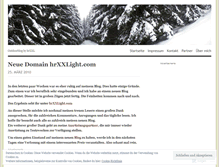 Tablet Screenshot of hrxxl.wordpress.com