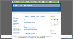 Desktop Screenshot of jodohkita.wordpress.com