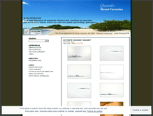 Tablet Screenshot of manoelfernandesquando.wordpress.com