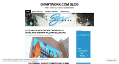 Desktop Screenshot of gvartwork.wordpress.com