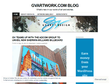 Tablet Screenshot of gvartwork.wordpress.com