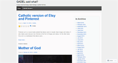 Desktop Screenshot of gadelali.wordpress.com