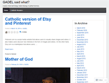 Tablet Screenshot of gadelali.wordpress.com