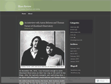 Tablet Screenshot of bluesreview.wordpress.com
