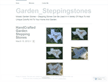 Tablet Screenshot of gardensteppingstones.wordpress.com