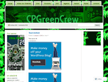 Tablet Screenshot of cpgreencrew.wordpress.com