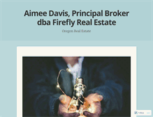 Tablet Screenshot of fireflyrealestate.wordpress.com