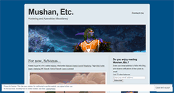 Desktop Screenshot of mushanetc.wordpress.com