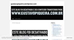 Desktop Screenshot of gustavopiqueira.wordpress.com