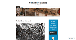 Desktop Screenshot of comeherecamille.wordpress.com