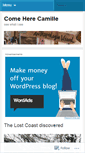 Mobile Screenshot of comeherecamille.wordpress.com