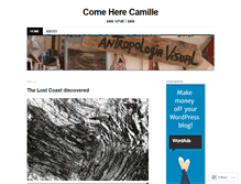 Tablet Screenshot of comeherecamille.wordpress.com