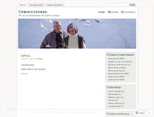 Tablet Screenshot of gerocultores.wordpress.com